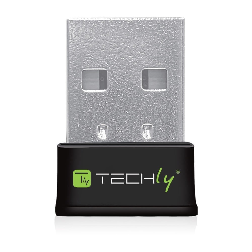 Techly I-WL-USB-600TY Carte réseau WiFi/mini adaptateur USB 2.0 AC600 Dual Band