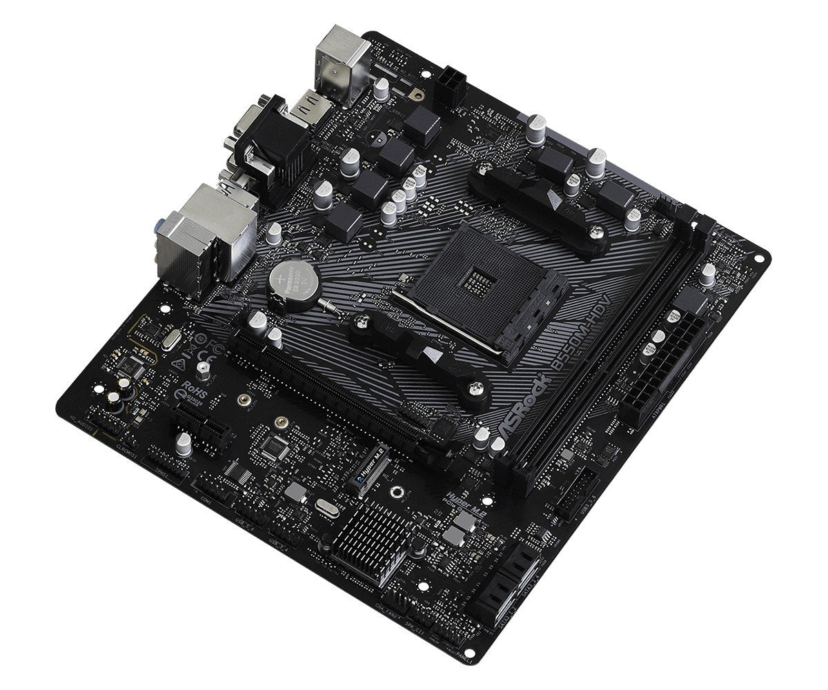 ASRock 90-MXBDJ0-A0UAYZ B550M-HDV carte mere Micro ATX AMD Ryzen DDR4