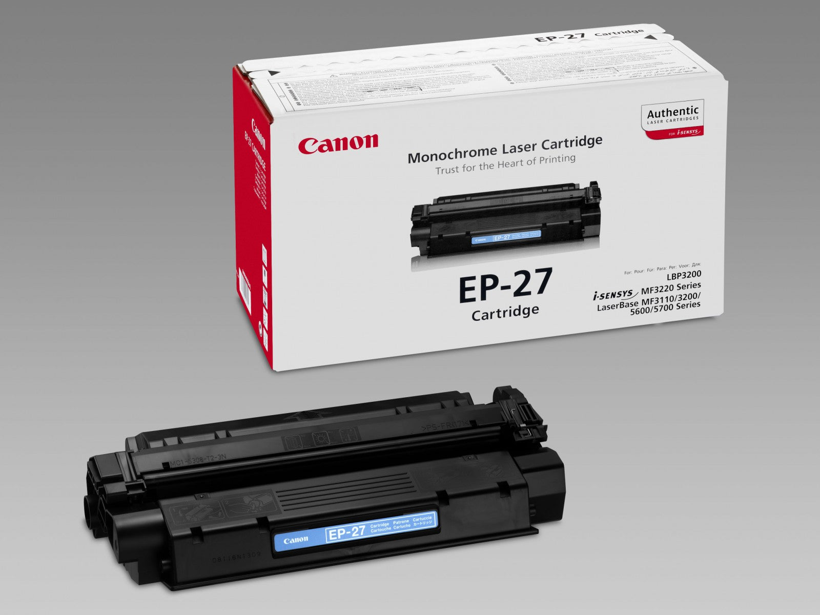 CANON EP-27 cartouche de toner noir haute capacité 2.500 pages pack de 1