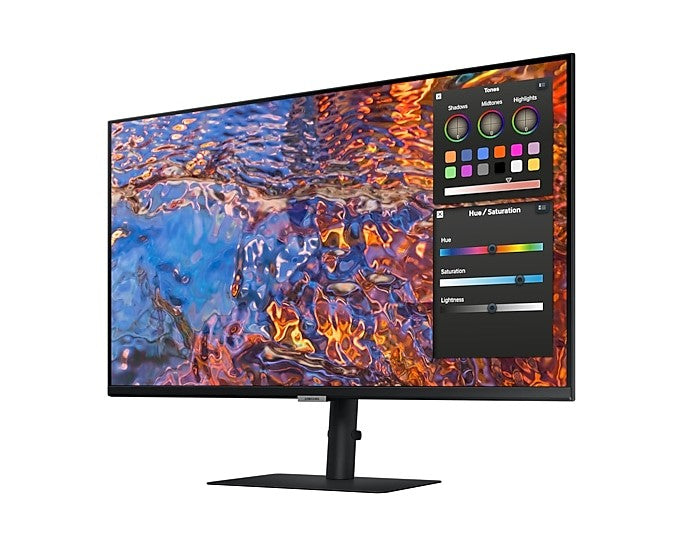 SAMSUNG LS32B800PXPXEN 32p 16:9 3840x2160 IPS 5ms HDR400 HAS/Swivel/Pivot/Tilt HDMI/DP/USB-C 90W/LAN USB3 Hub VESA 100