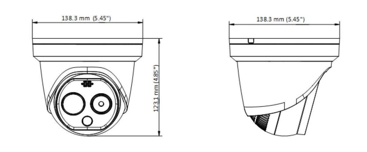 Hikvision DS-2TD1228-7/QA Caméra thermique