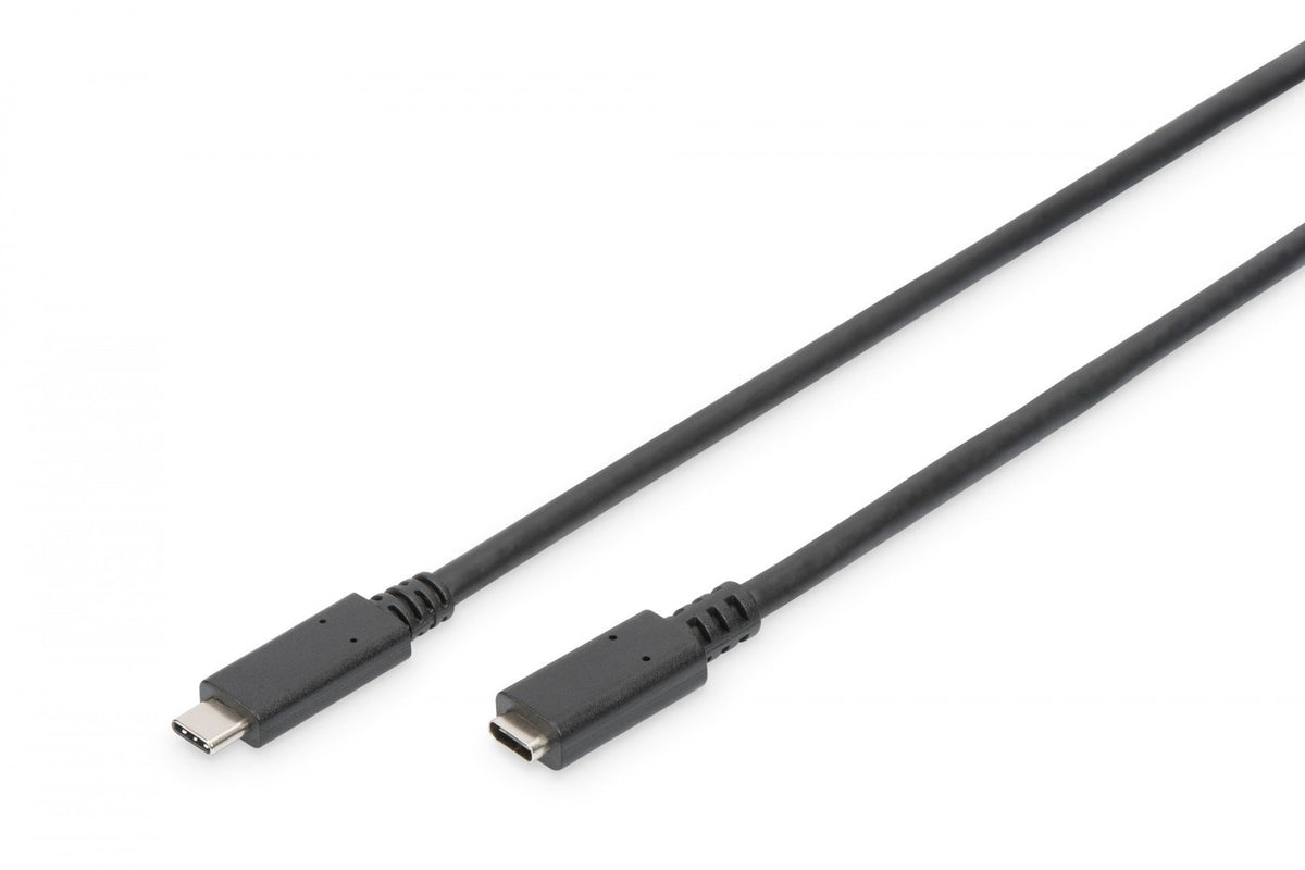 Digitus AK-300210-007-S câble USB USB 3.2 Gen 1 (3.1 Gen 1) 0,7 m USB C 10 Gbit/s Noir
