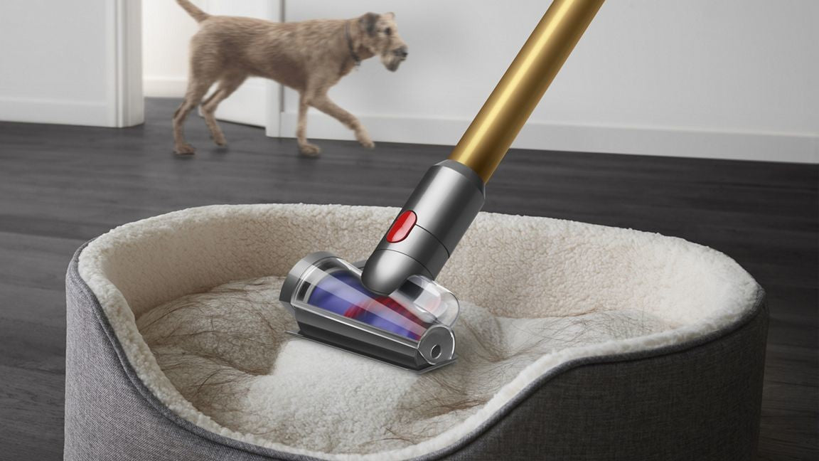 Dyson V12 Detect Slim Absolute Aspirateur-balai 2 en 1 Batterie Sec HEPA Sans sac Or