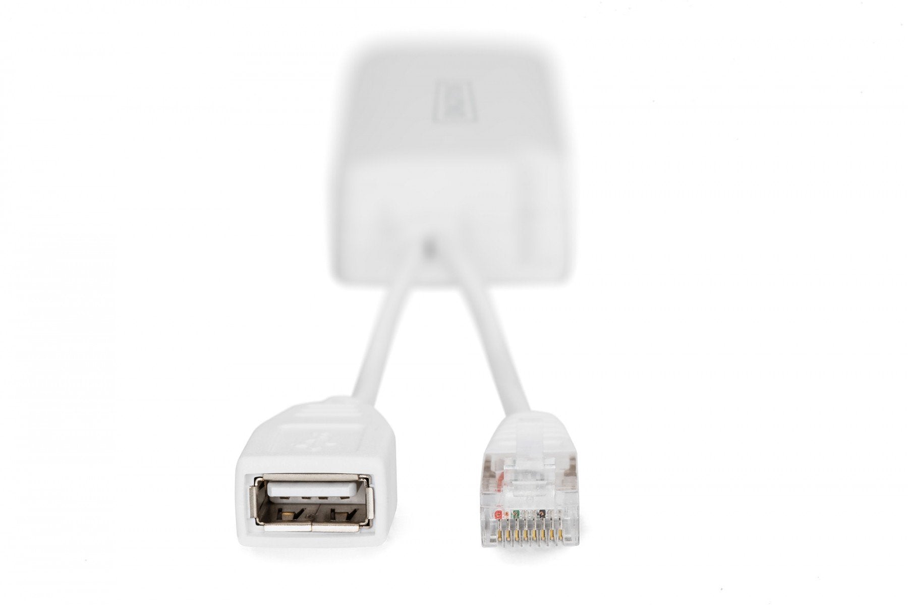 Digitus DN-95208 séparateur voix-données Connexion Ethernet, supportant l'alimentation via ce port (PoE) Blanc