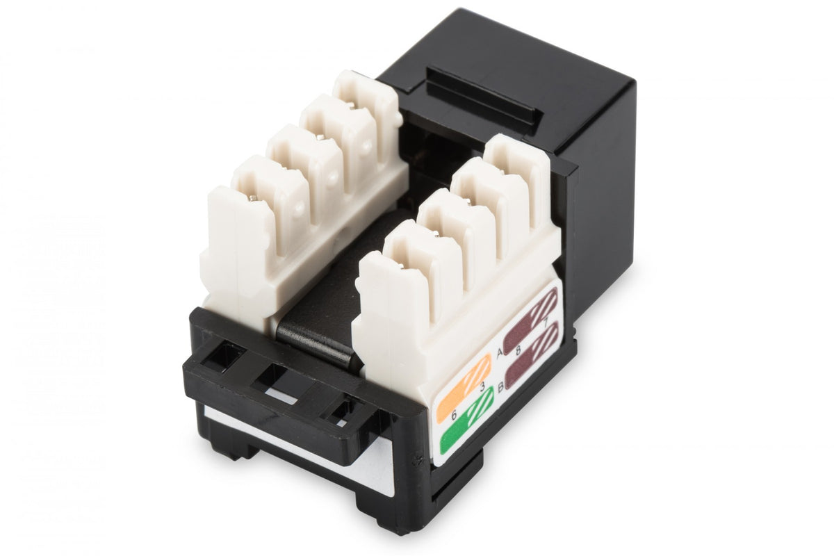 DIGITUS DN-93501 Module Keystone CAT 5e non blindé RJ45 LSA blanc
