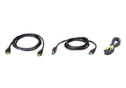 ATEN 2L-7D02UHX3 Kit de cable USB HDMI Audio 1,8m