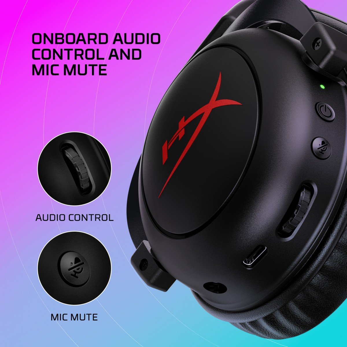 Casque sans fil HyperX Cloud II Core avec microphone, noir
