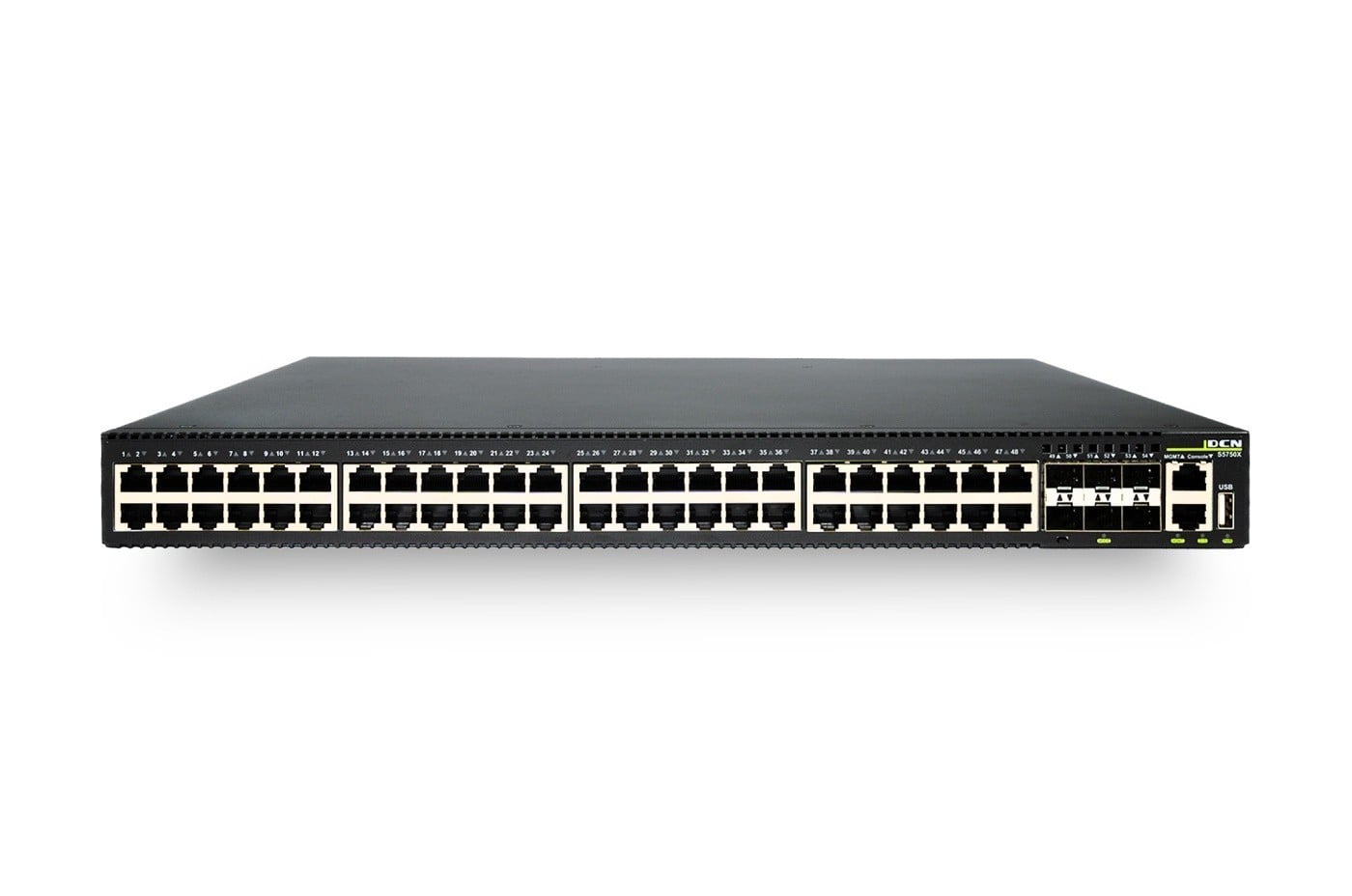 DCN Europe S5750X-48T6X-P-SI 48x10/100/1000Base-T avec PoE+ (740W) + 6x10GBase-X SFP+