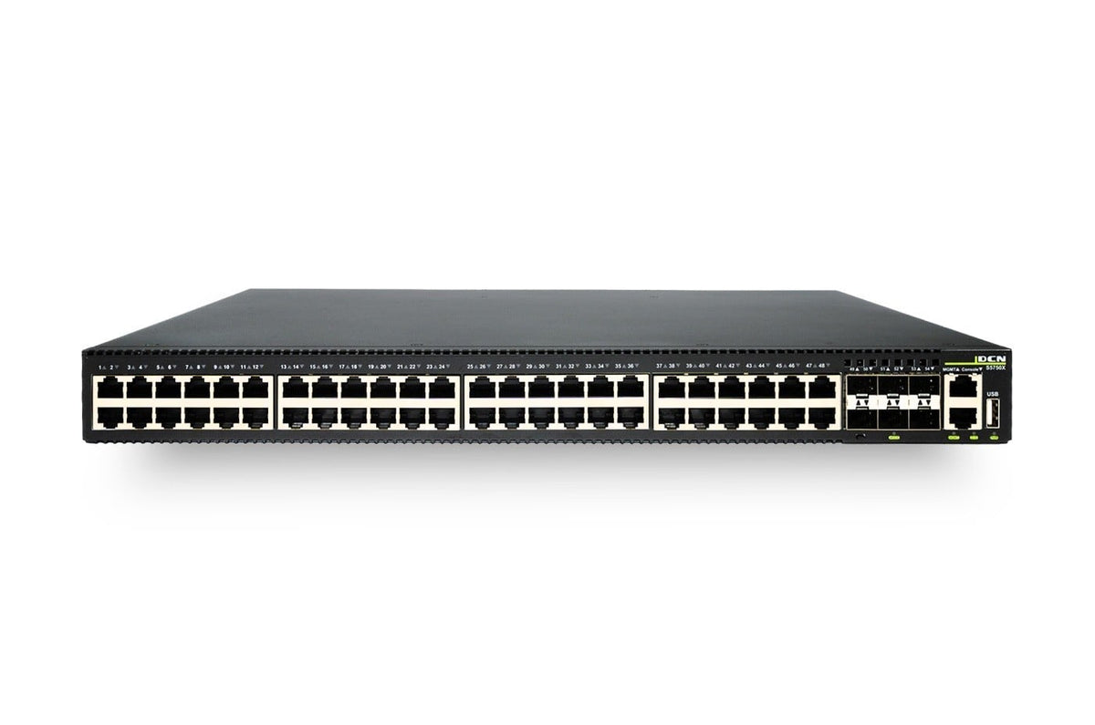DCN Europe S5750X-48T6X-P-SI 48x10/100/1000Base-T avec PoE+ (740W) + 6x10GBase-X SFP+