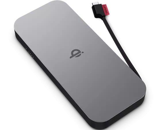 LENOVO Go USB-C Mobile Power Bank 10000mAh + Qi Wireless