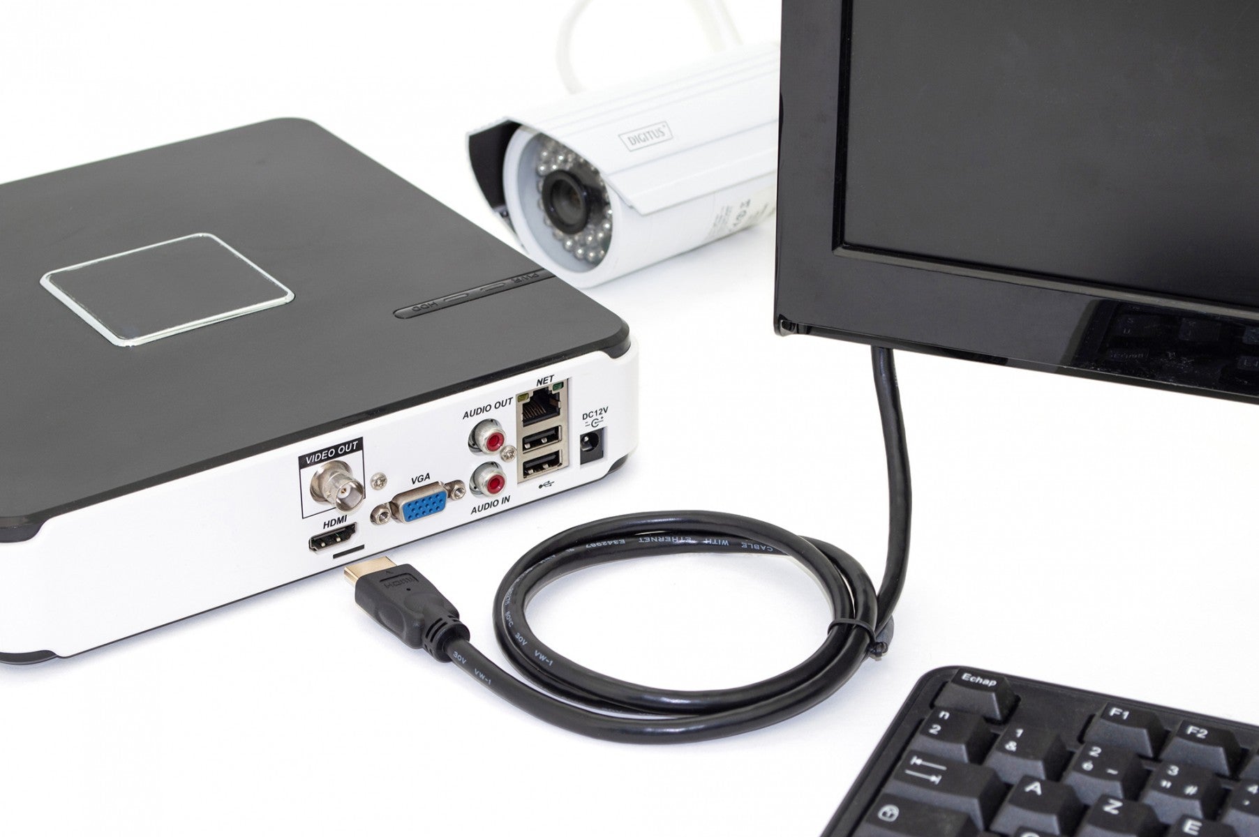 Digitus DK-330123-050-S câble HDMI 5 m HDMI Type A (Standard) Noir