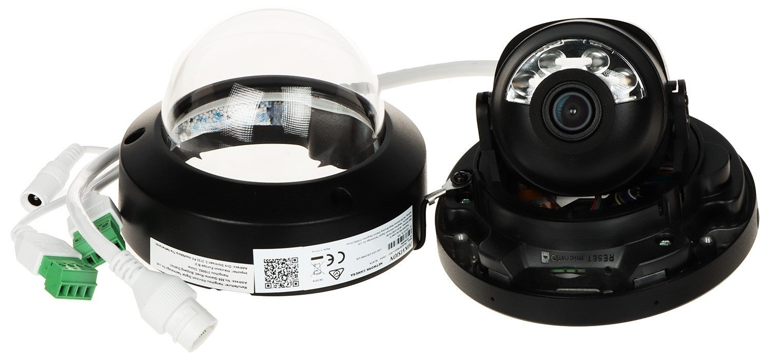Hikvision DS-2CD2183G2-LIS2U(2.8mm)(NOIR) Caméra réseau dôme fixe Acusense Smart Hybrid Light 8 MP