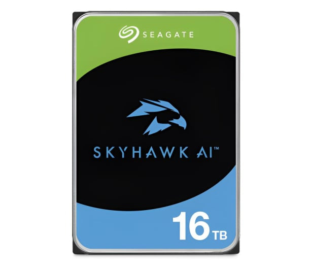 SEAGATE Surveillance Video Optimized AI Skyhawk 16To HDD SATA 6Gb/s 512Mo cache 3.5p CMR Helium