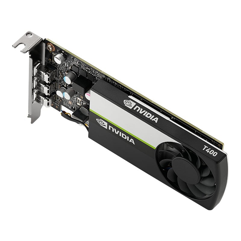 PNY NVIDIA T400 4Go 64-bit GDDR6 Low-profile single slot 3x DP