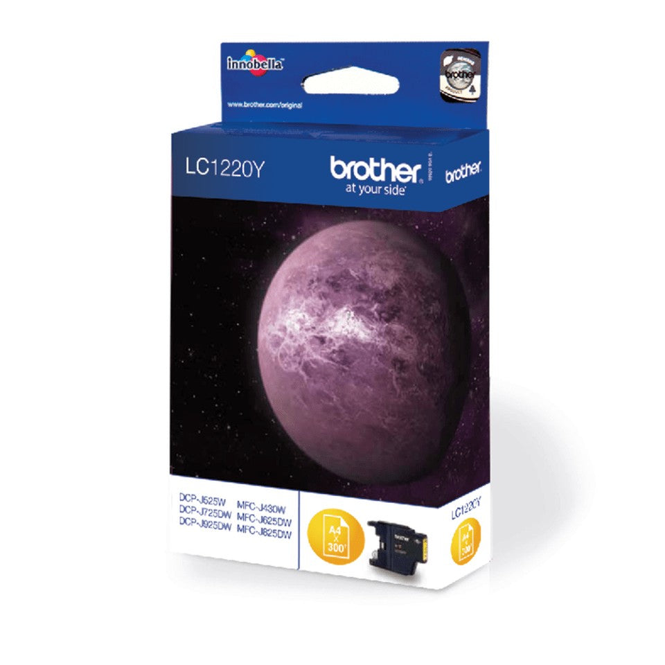 BROTHER LC-1220 cartouche d encre jaune capacité standard 300 pages pack de 1