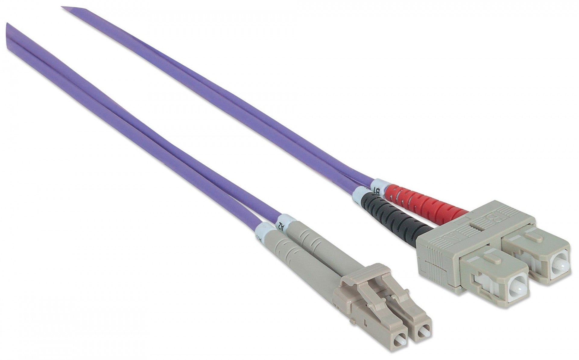 Intellinet 751049 câble de fibre optique 1 m LC SC OM4 Violet
