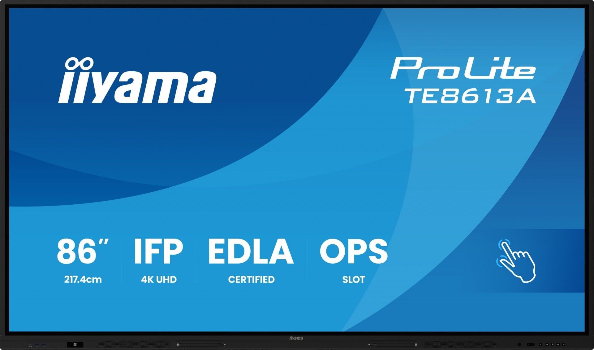 86" IPS 4K 16:9 Google EDLA cert. IFP