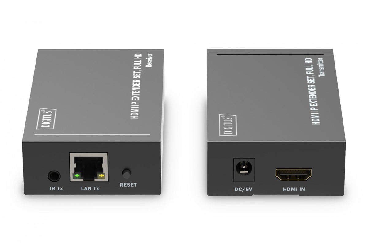 Digitus DS-55517 extension audio/video Émetteur et récepteur AV Noir