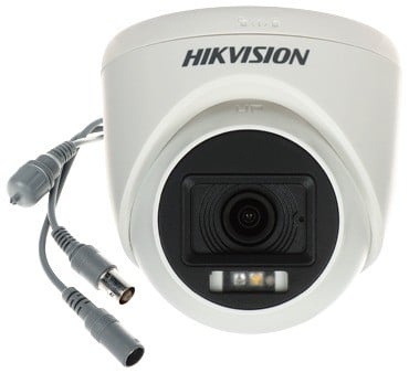 Hikvision DS-2CE76K0T-LPFS(2.8mm) 3K caméra dôme intérieure a audio et éclairage hybride intelligent, fixe