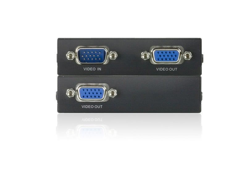 ATEN VE150A-AT-G extension audio/video Émetteur et récepteur AV Noir