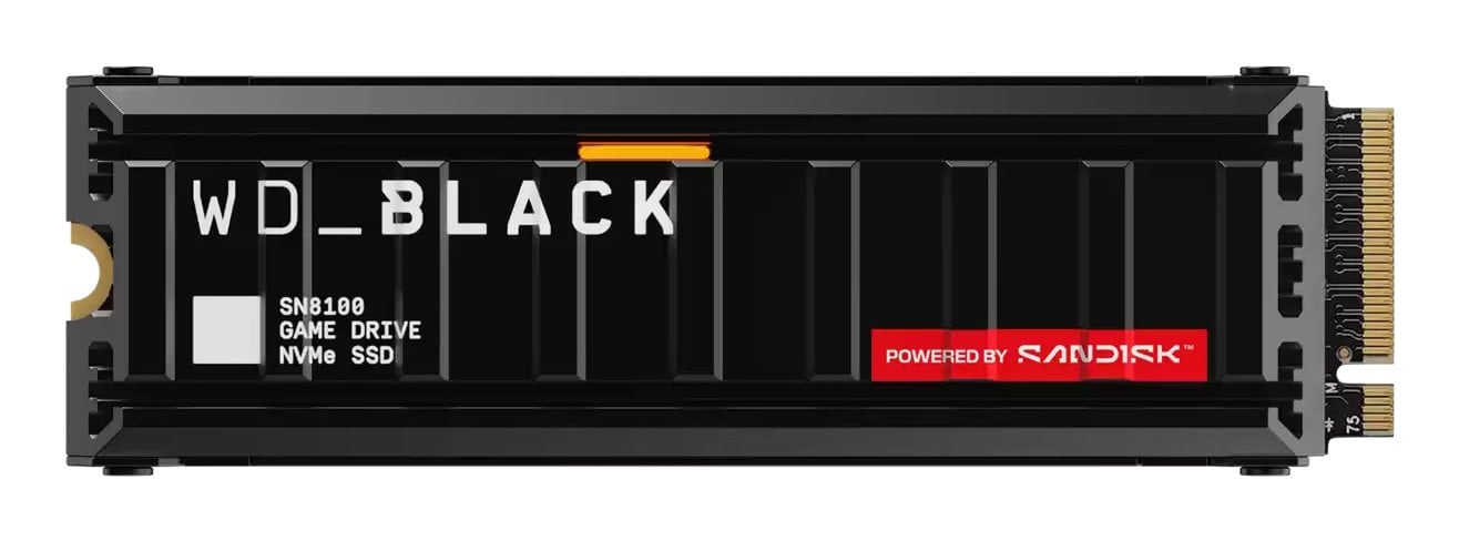WD Black SN8100 NVMe SSD - 8To With Heatsink