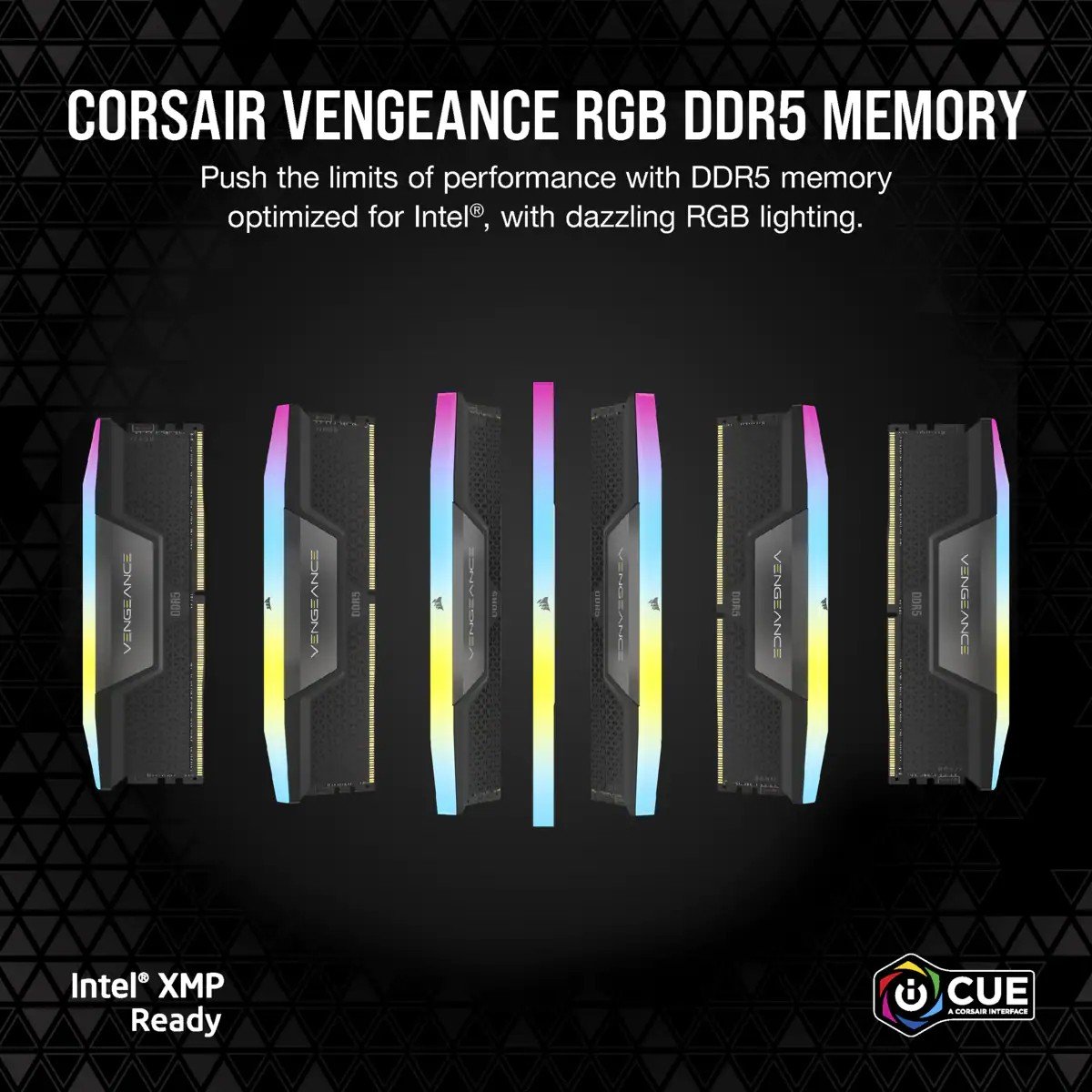 Corsair Vengeance RGB module de mémoire 32 Go 2 x 16 Go DDR5 288-pin DIMM
