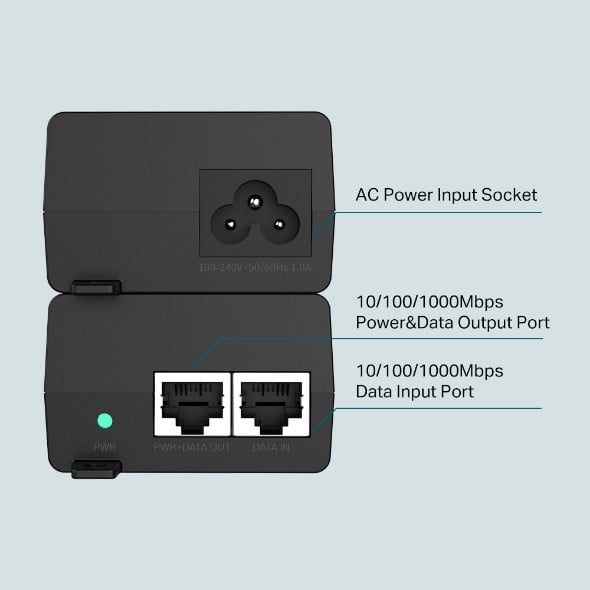 TP-Link TL-POE160S adaptateur et injecteur PoE Gigabit Ethernet