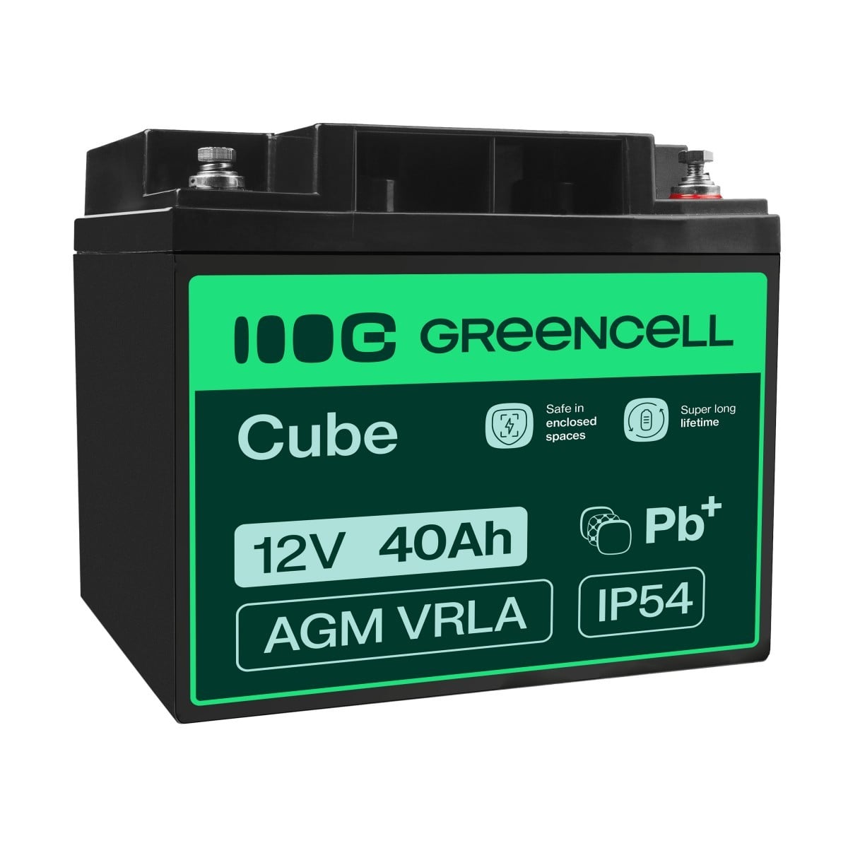 Green Cell AGM22 Batterie de l'onduleur Sealed Lead Acid (VRLA) 12 V 40 Ah