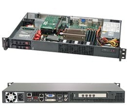 Supermicro SuperServer 1019C-HTN2 LGA 1151 (Emplacement H4) Rack (1 U) Noir