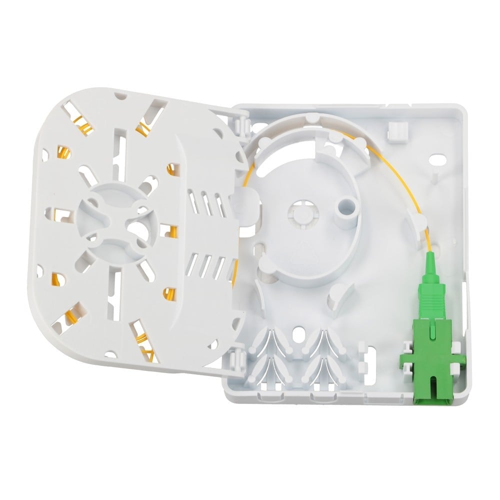 Extralink OLIVIA 2 CORE FIBER OPTIC TERMINATION BOX WITH PIGTAIL AND SC/APC ADAPTER