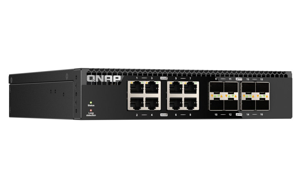QNAP QSW-3216R-8S8T commutateur réseau Non-géré L2 10G Ethernet (100/1000/10000) Noir