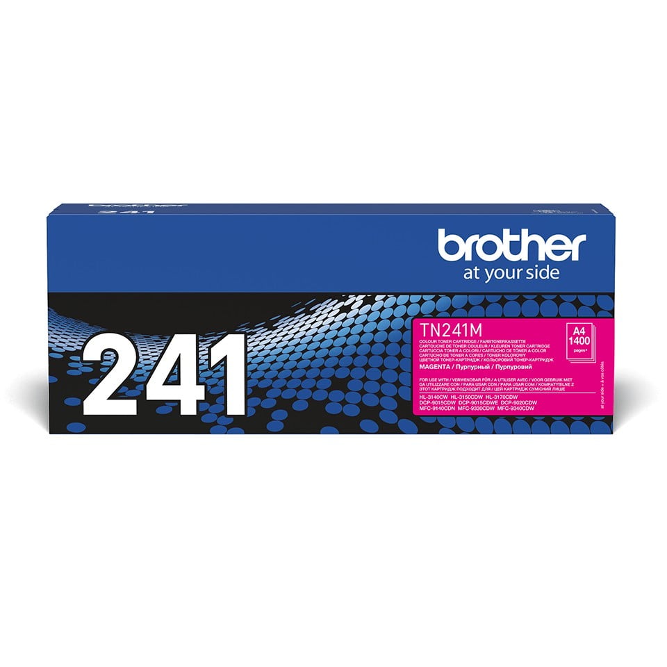BROTHER TN241M HL-3140CW/3150CDW/3170CDW cartouche de toner magenta capacité standard 1.400 pages pack de 1