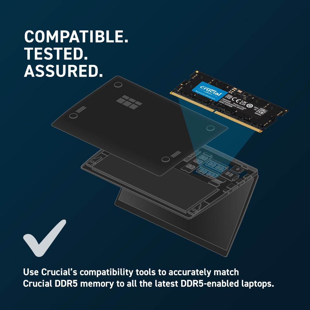 Module de mémoire Crucial CT2K32G56C46S5 64 Go 2 x 32 Go DDR5