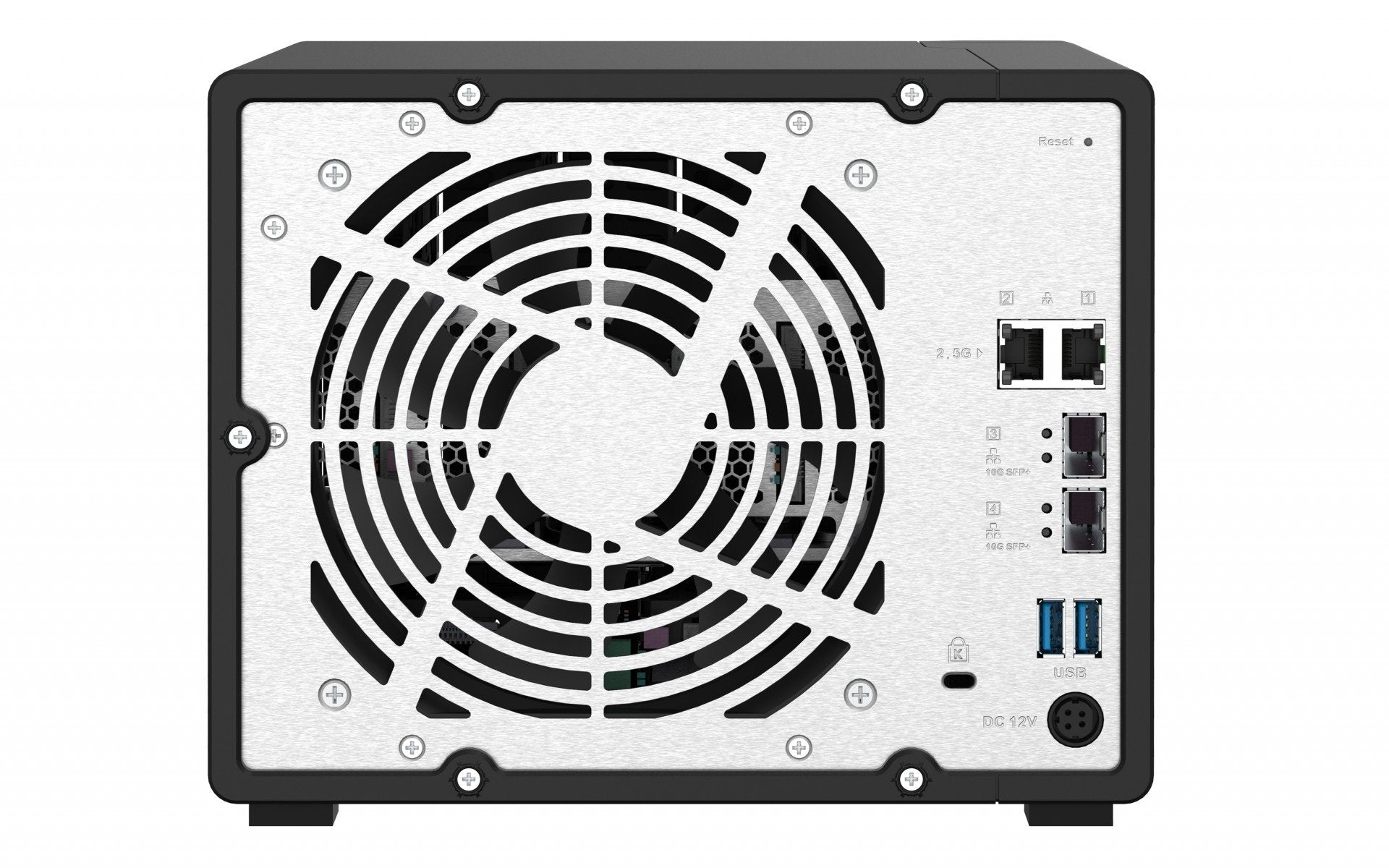 Desktop 9Bay NAS 4GB RAM 10Gbe Black