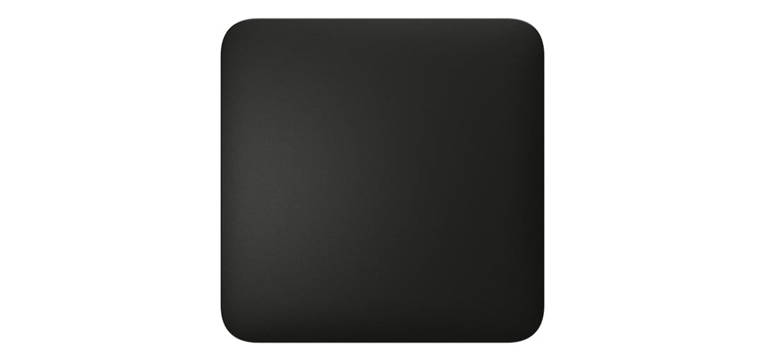 Ajax Systems 52171.140.BL CenterButton (1-gang / 2-way) - bouton central pour interrupteur 1-gang ou 2-voies - noir