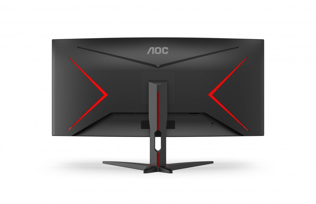 "AOC G2 CU34G2XE/BK écran plat de PC 86,4 cm (34"") 3440 x 1440 pixels Wide Quad HD LCD Noir, Rouge"