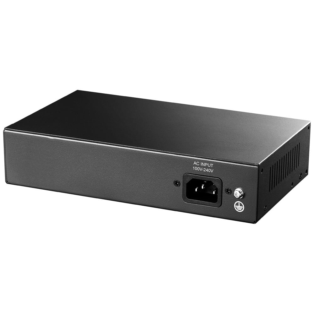 Cudy FS1006P commutateur réseau Non-géré Fast Ethernet (10/100) Connexion Ethernet, supportant l'alimentation via ce port (PoE) Noir