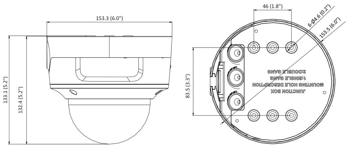 Hikvision DS-2CD2746G2-IZS(2.8-12mm)(C) 4 MP AcuSense Motorized Varifocal Dome Network Camera