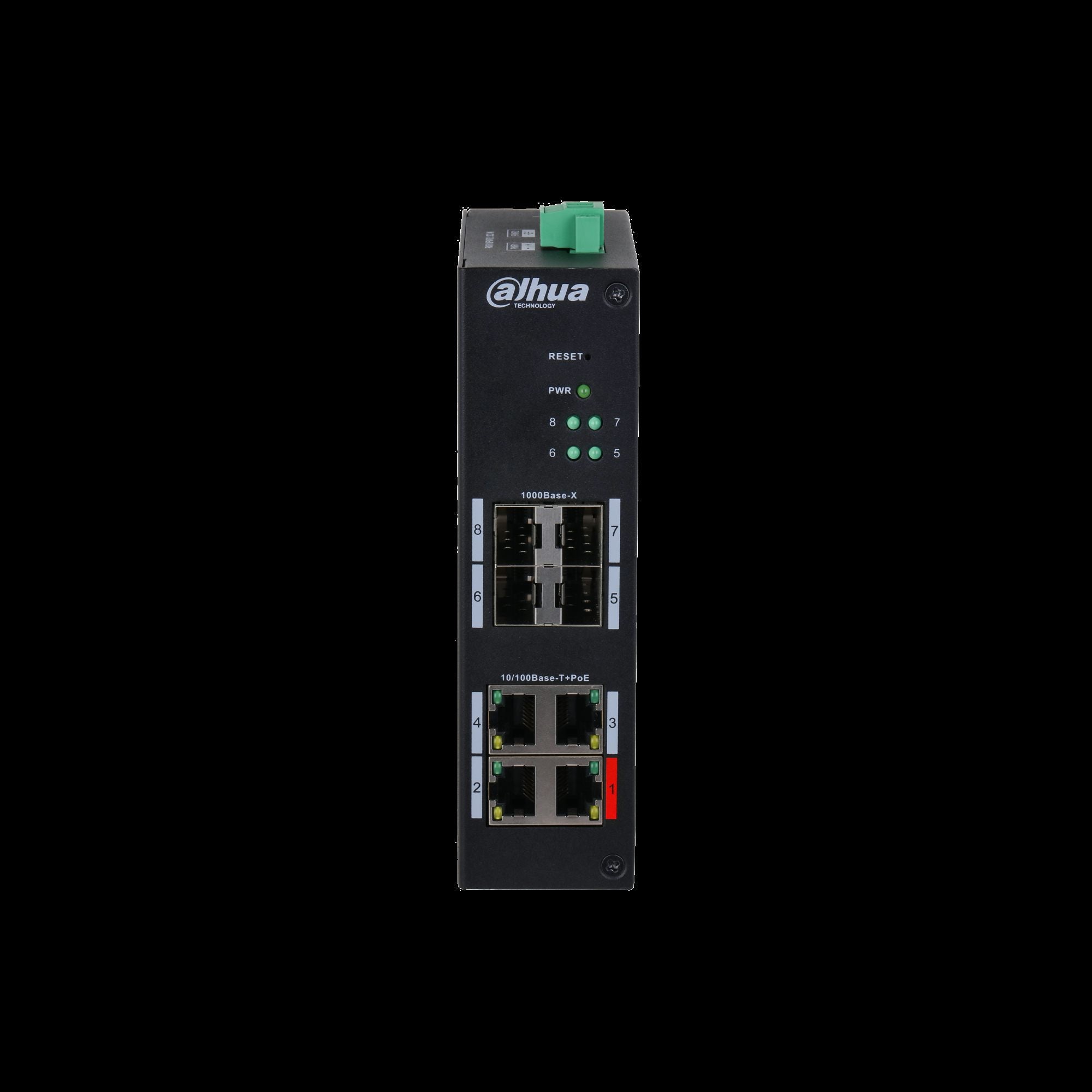 Dahua HS4408-4ET-96 8-portowy zarz¹dzany switch o wysokiej odpornoœci z 4 portami PoE