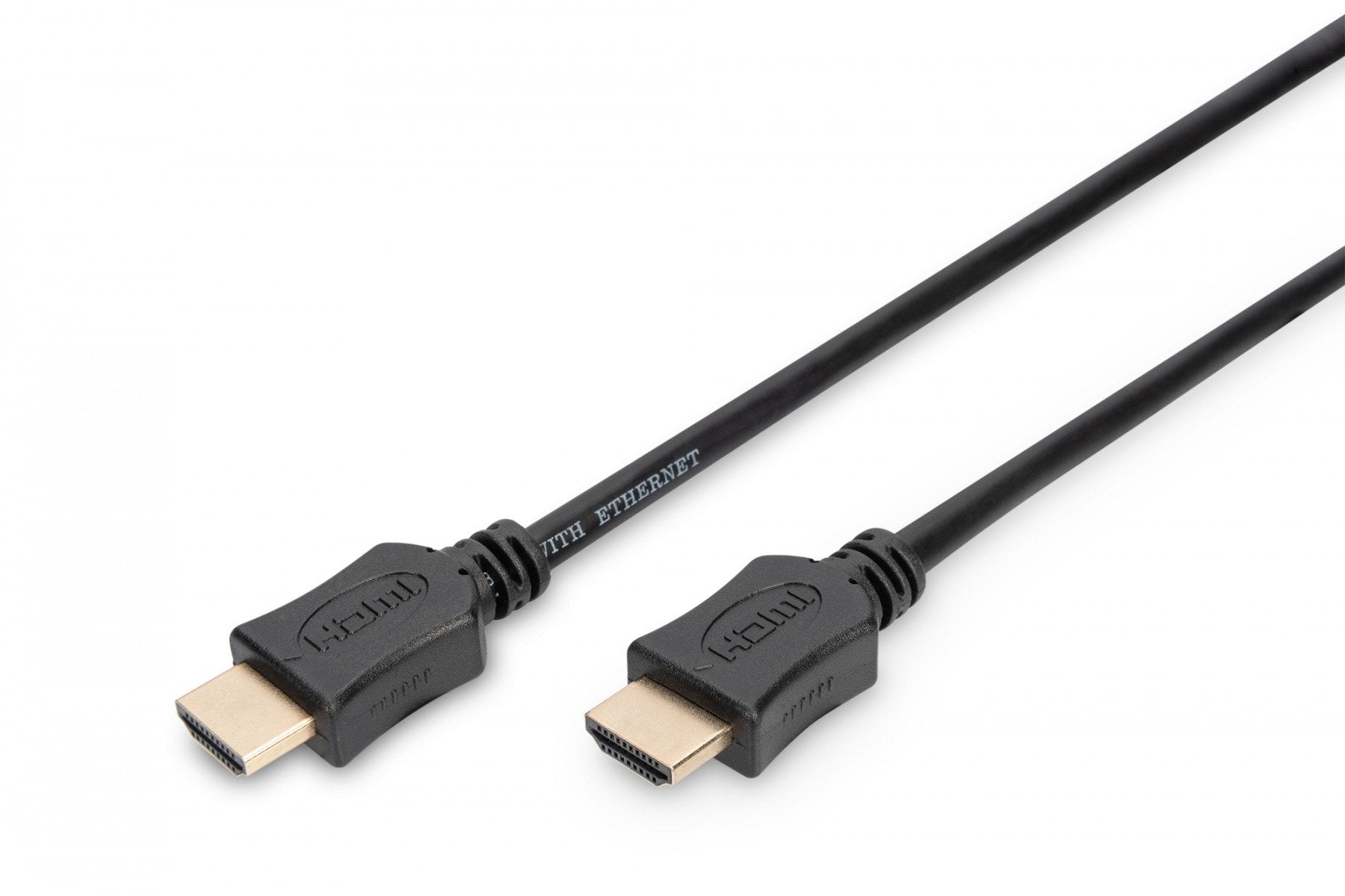 Digitus AK-330107-020-S Câble HDMI Haute Vitesse Ethernet 2m Noir Résolution 4K