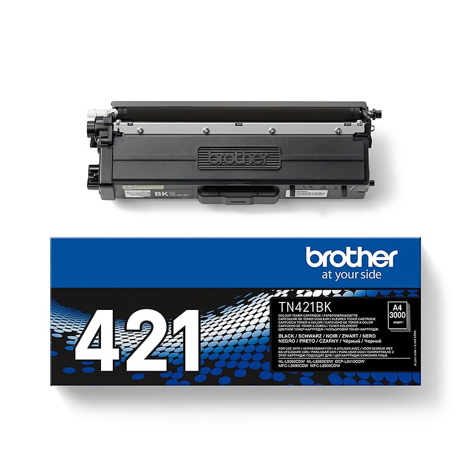 BROTHER TN421BK Toner Cartouche Noir pour Brother HL-L8260CDW, L8360CDW