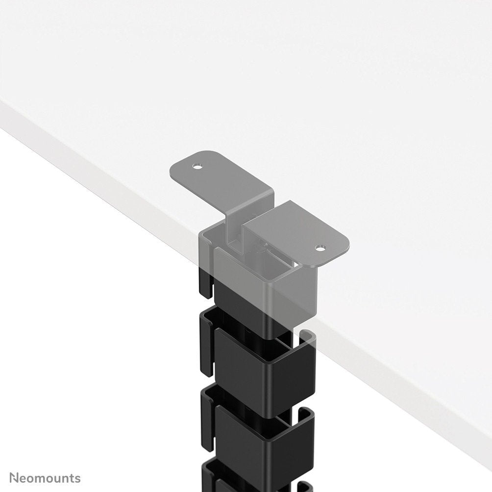 NEOMOUNTS Cable Spine Organizer for sit/stand desk frames screw mounted black