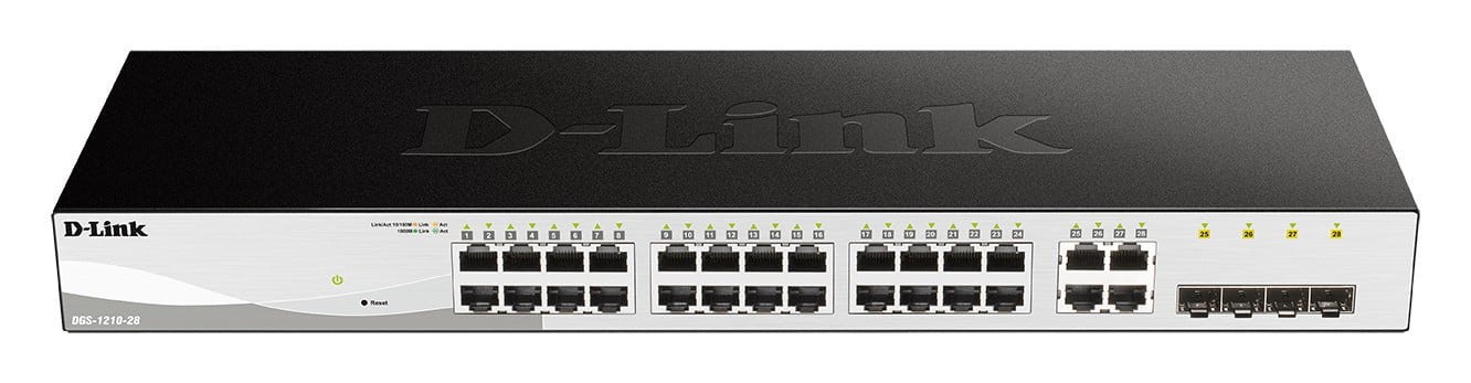 D-Link DGS-1210-28 commutateur réseau Géré L2/L2+ 1U Noir