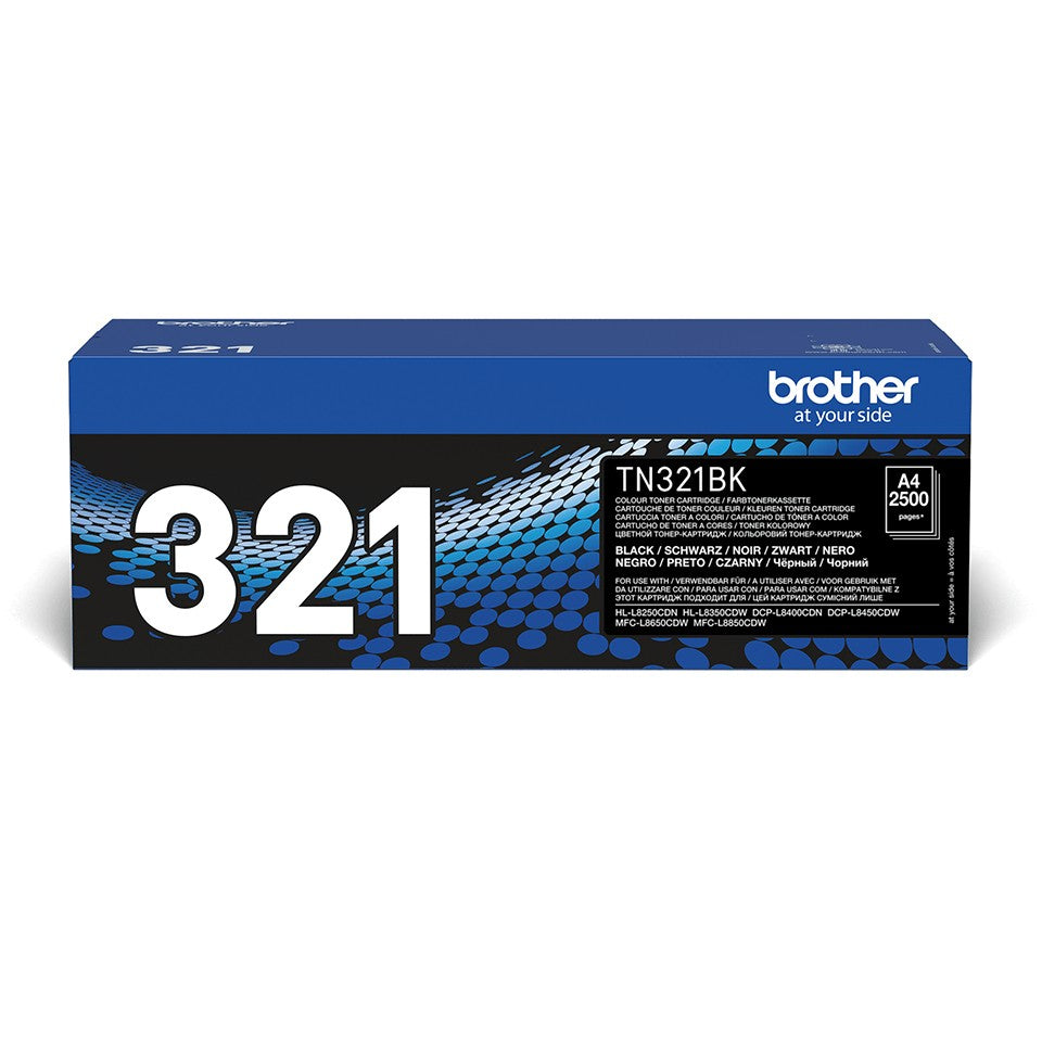 BROTHER TN-321BK cartouche de toner noir capacité standard 2.500 pages pack de 1