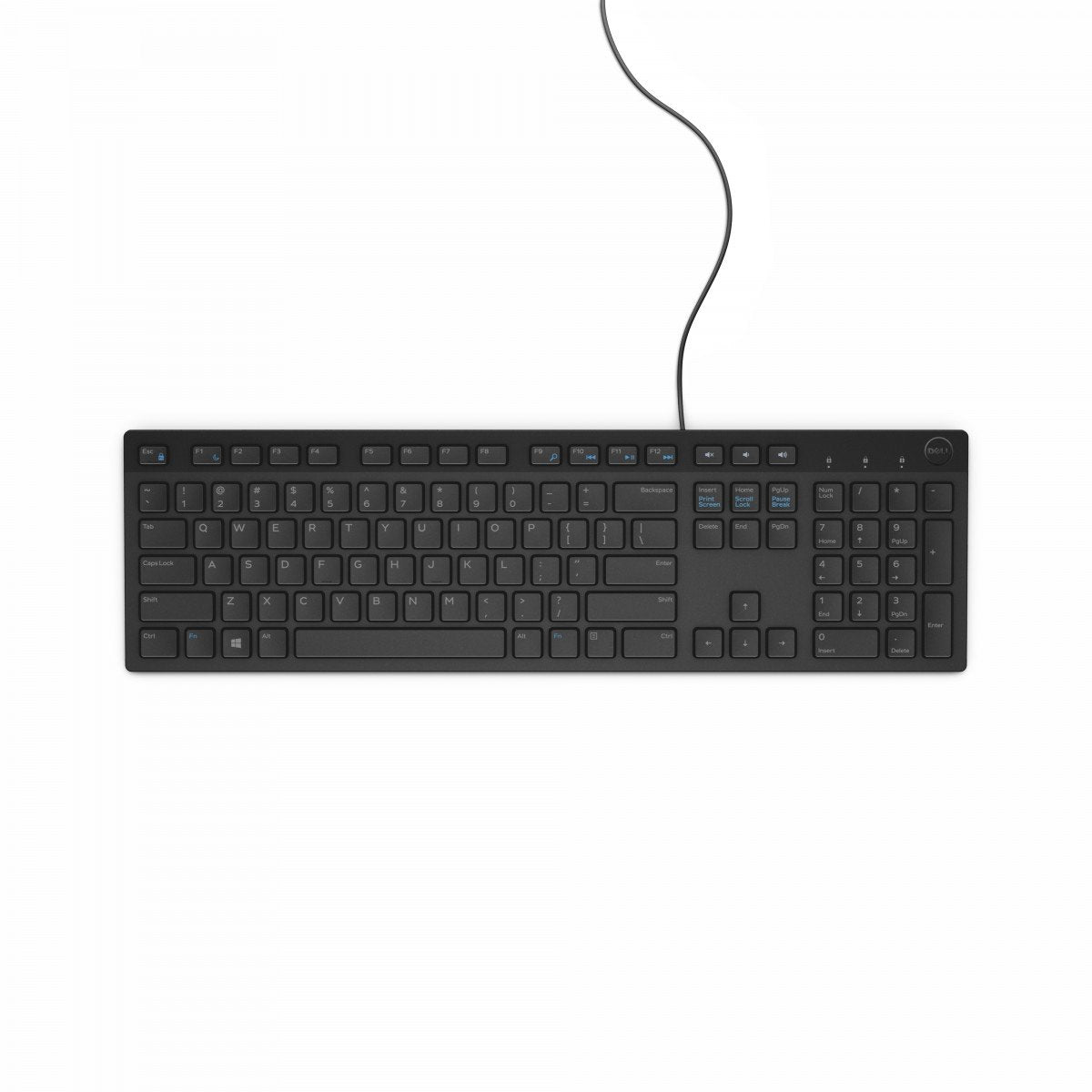 Dell KB216 - Taille réelle (100 %) - USB - QWERTY - Noir