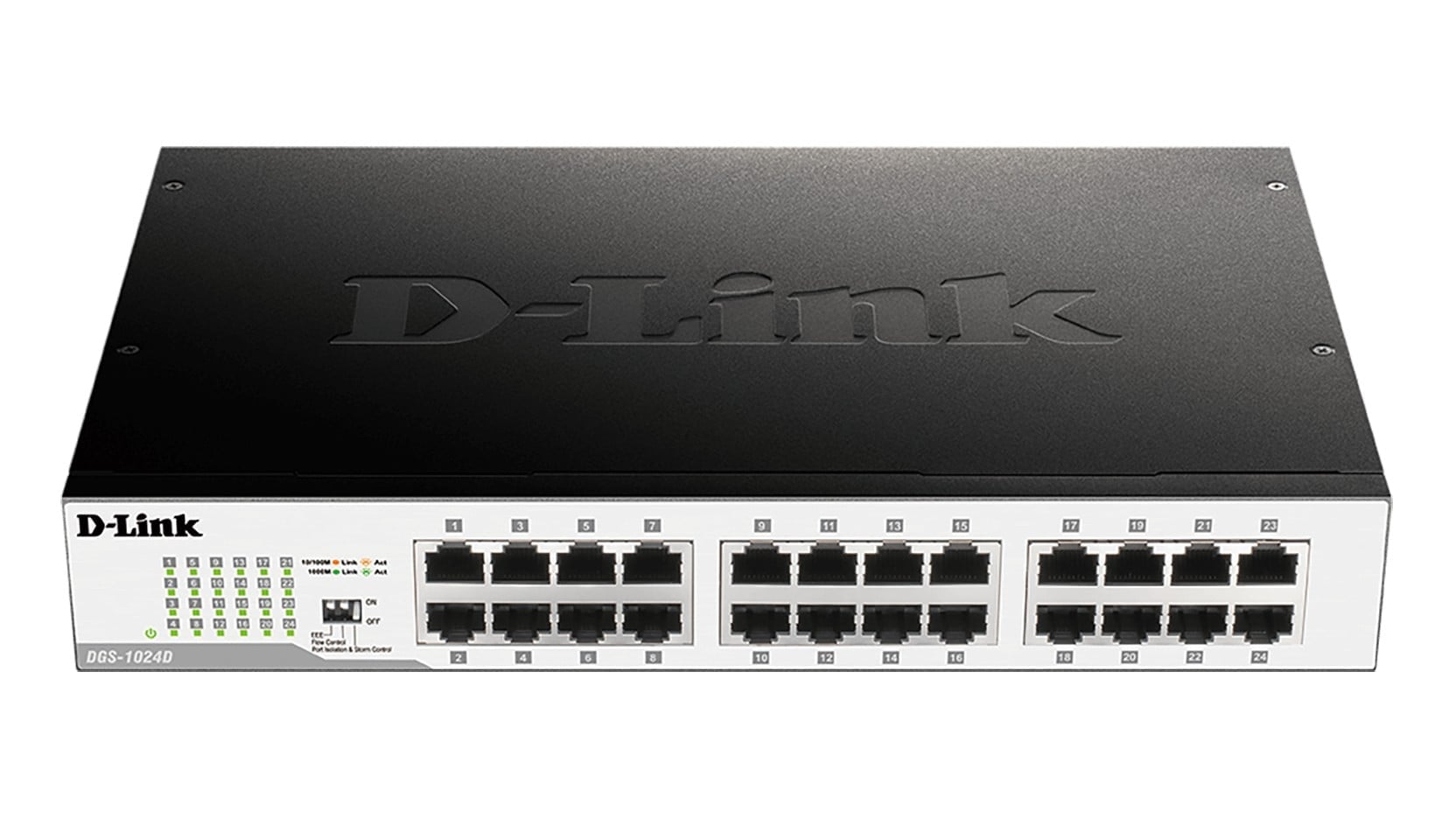 Switch/24xG+F+ENet RJ45 19"desktop Green