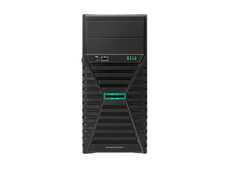HPE ProLiant ML30 Gen11 Intel Xeon E-2434 Quad-Core (3.40GHz 12MB) 32GB (1 x 32GB) 2 x 480GB 8 x SFF Intel VROC RAID 800W