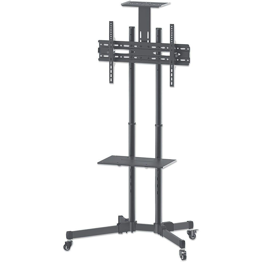 "Techly ICA-TR16T Support TV mobile 37-70"" jusqu'a 50kg réglable 2 étageres"