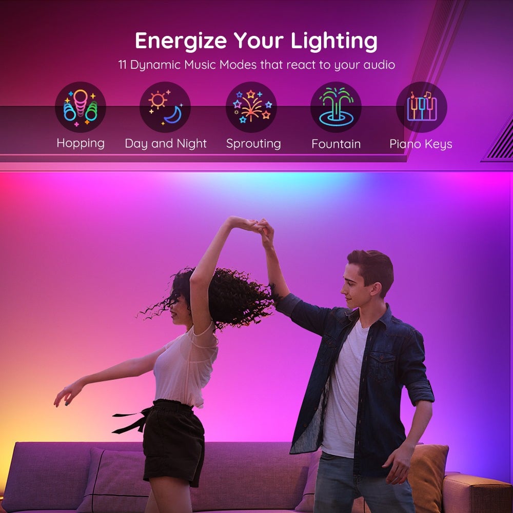 Govee H618C Lampe LED Bande 10m | Bande LED | Wi-Fi, Bluetooth, RGBIC