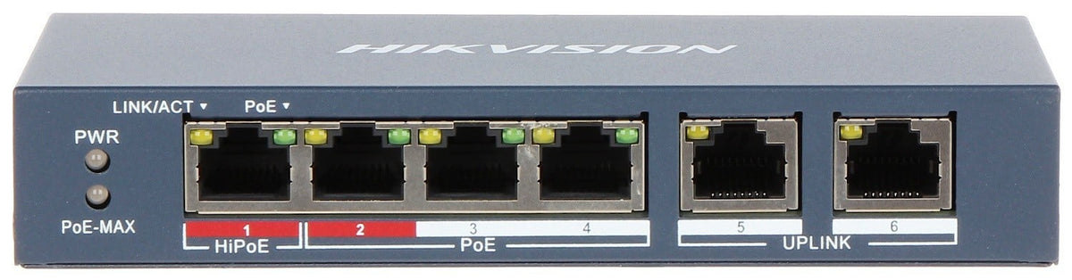 Hikvision DS-3E0106HP-E Commutateur